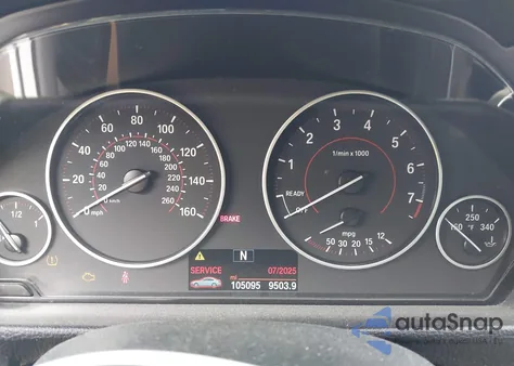 2016 BMW 328I из США, поврежденный, VIN WBA8E9G57GNT86064